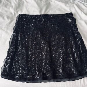 Promesa Glittering Black Sequin Jacket